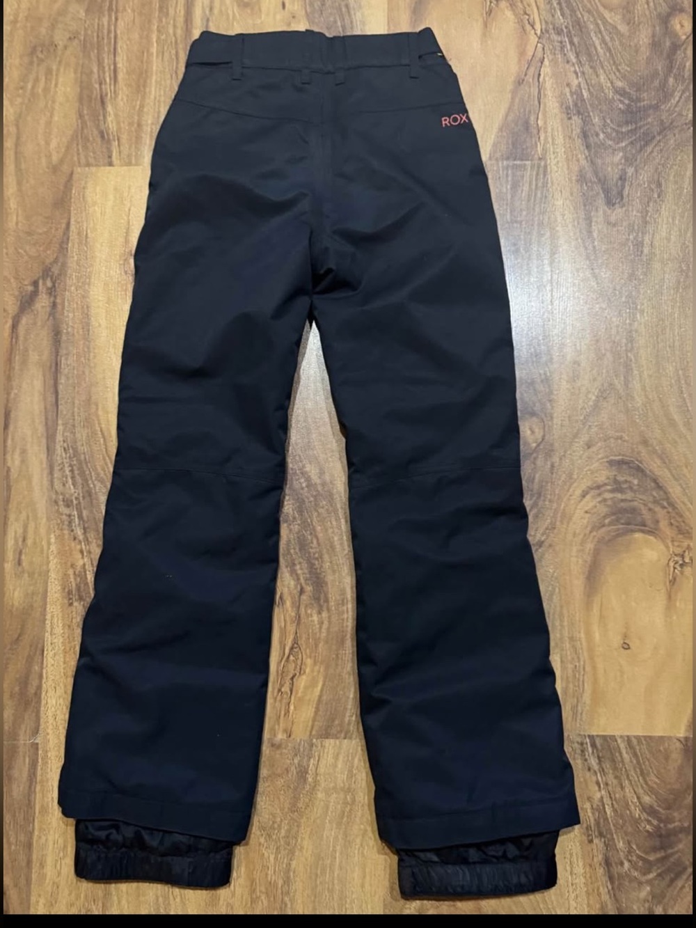 Roxy Black Snow Pants with Small Coral Logo